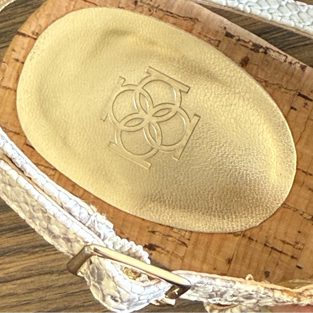 Ann Taylor Ladies Sandals-Cork Bottom Flats-Size 8M - Picture 5 of 11